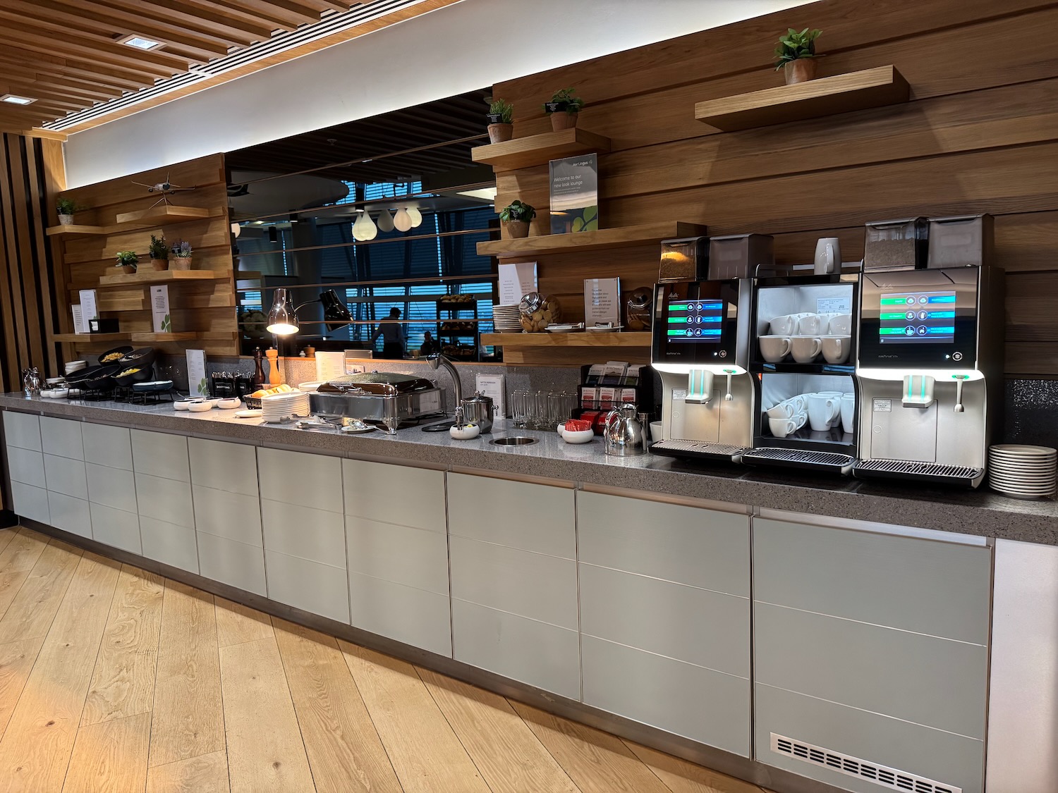 a coffee machine in a restaurant