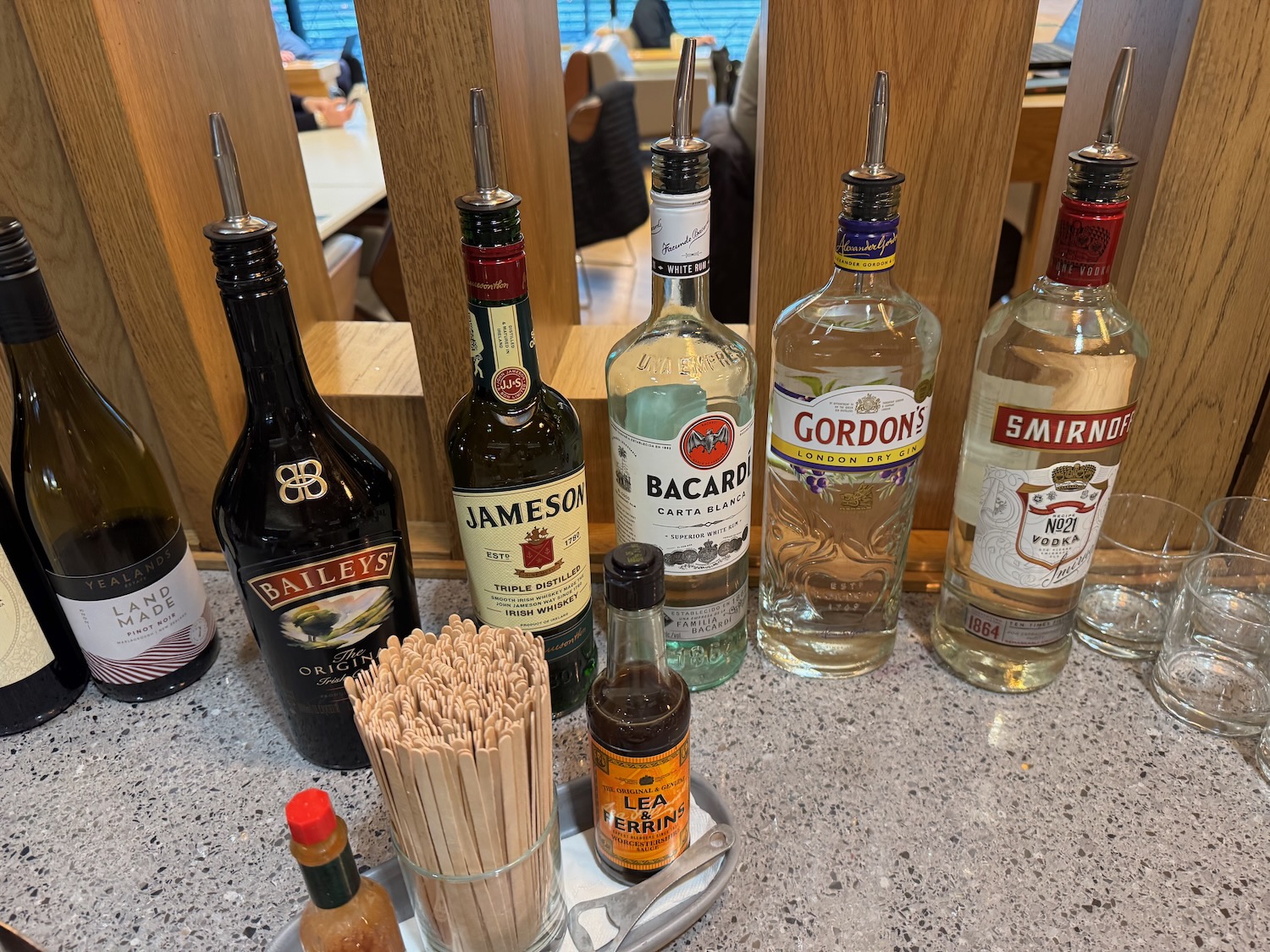 a group of bottles of liquor