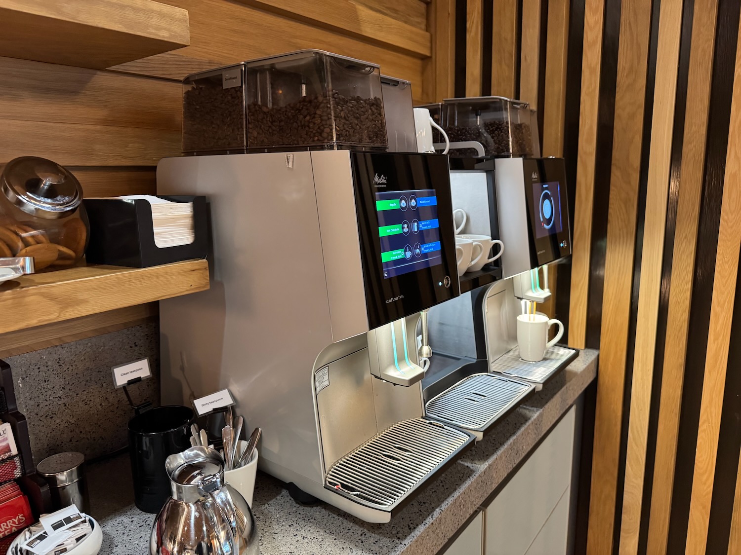 a coffee machine on a counter