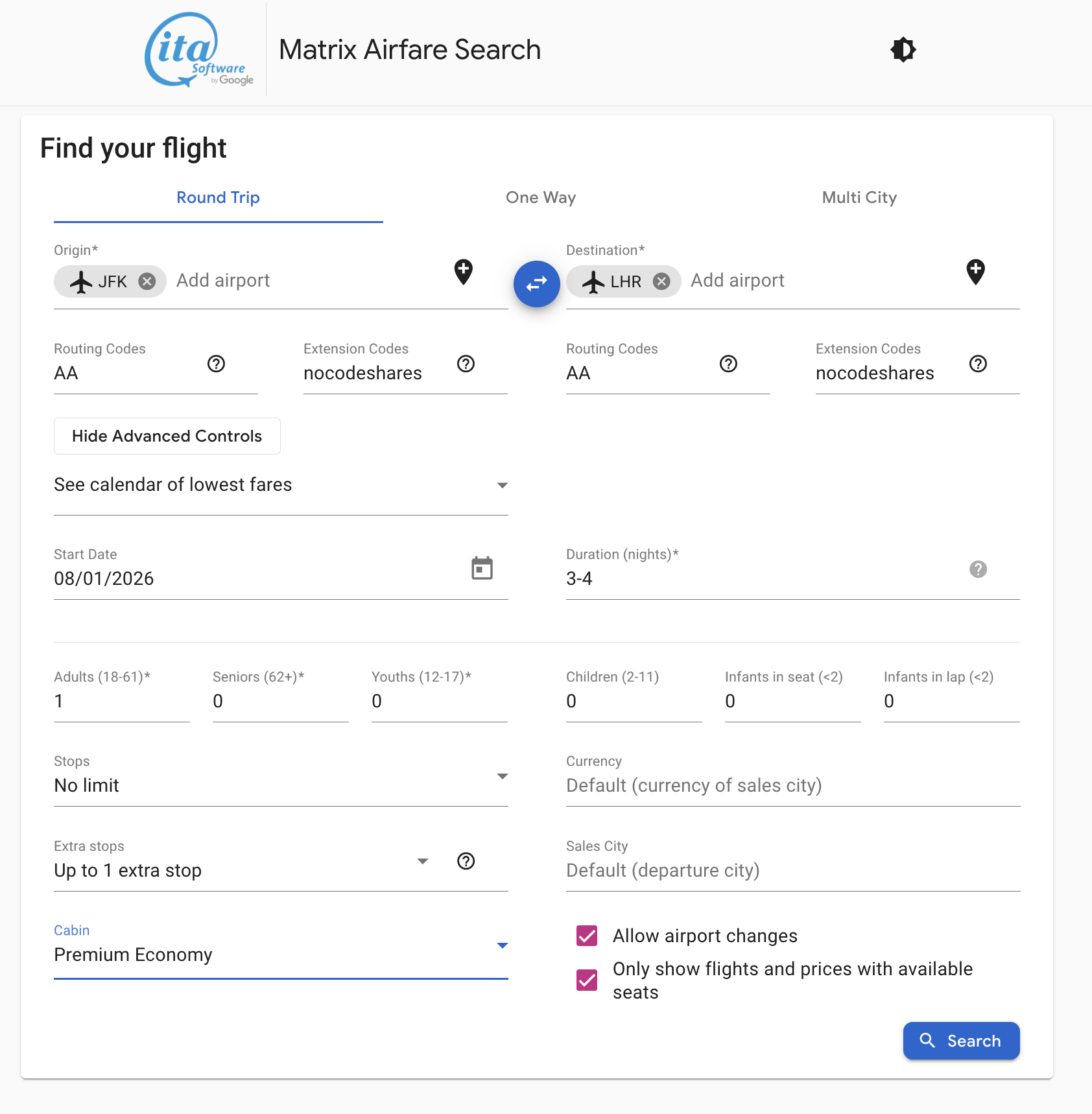 a screenshot of a search engine