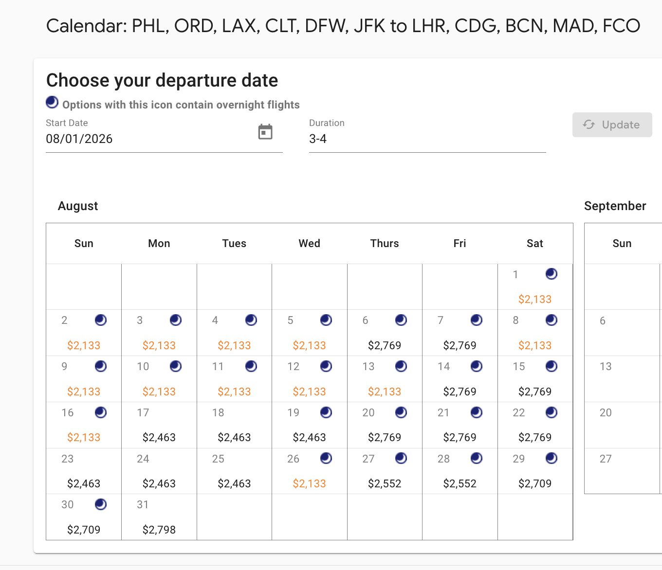 a screenshot of a calendar
