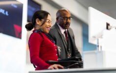 Delta Air Lines first class passenger