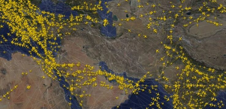 Middle East airspace closures