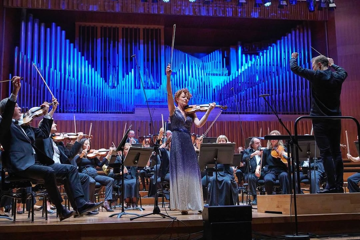 a group of people playing instruments