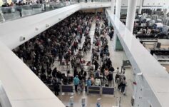 a large group of people in a large building