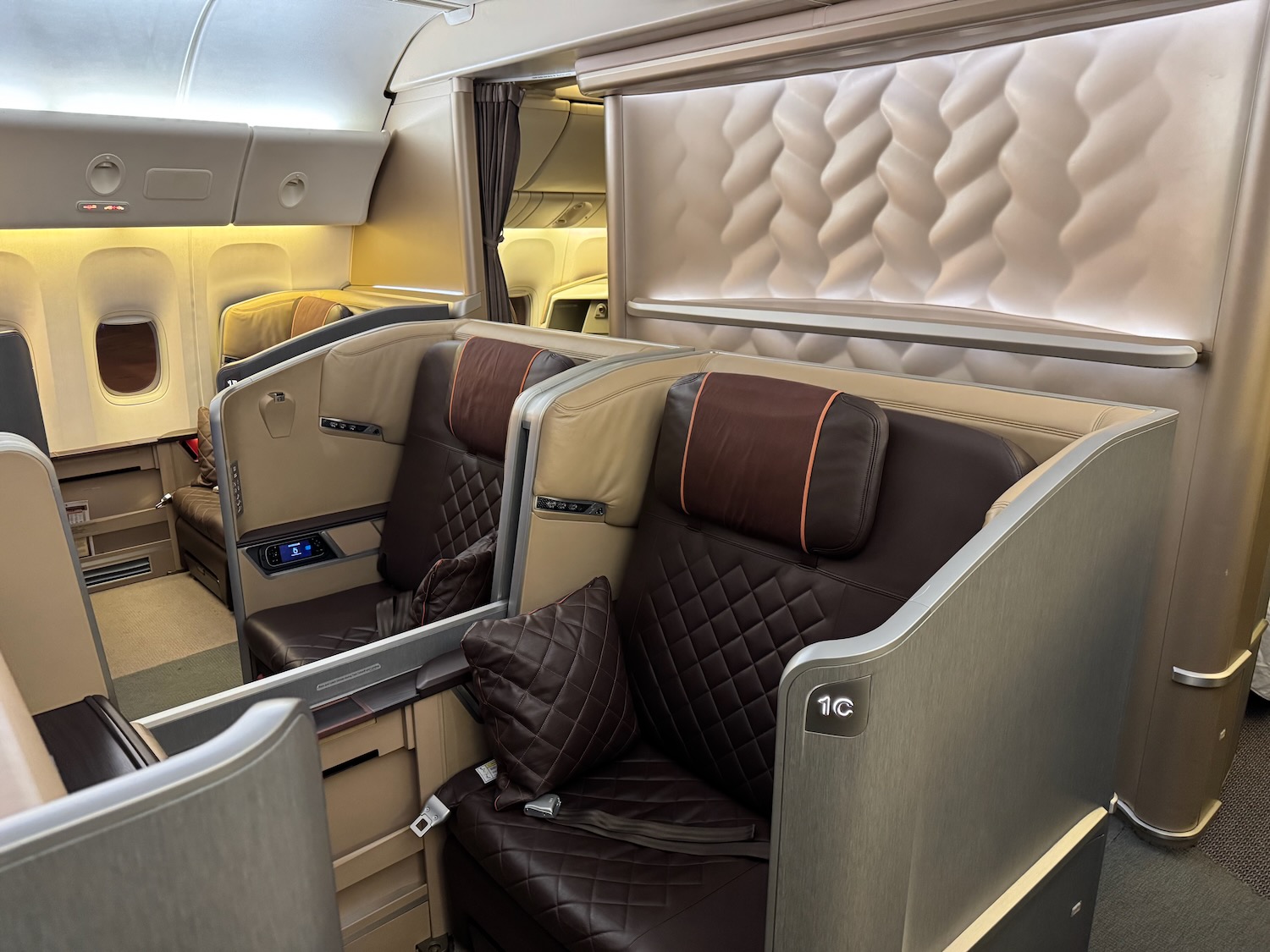 a seats in a plane