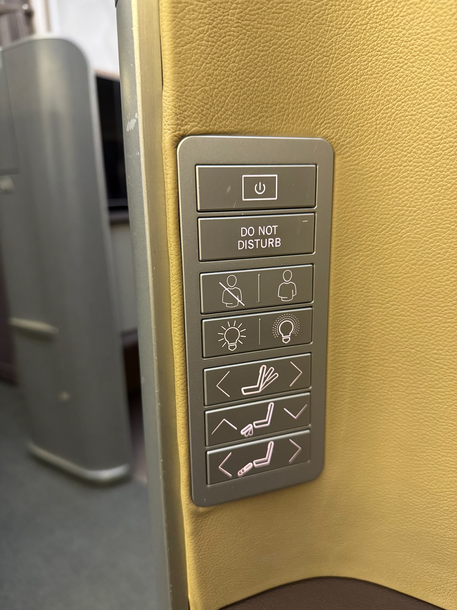 a close up of a button
