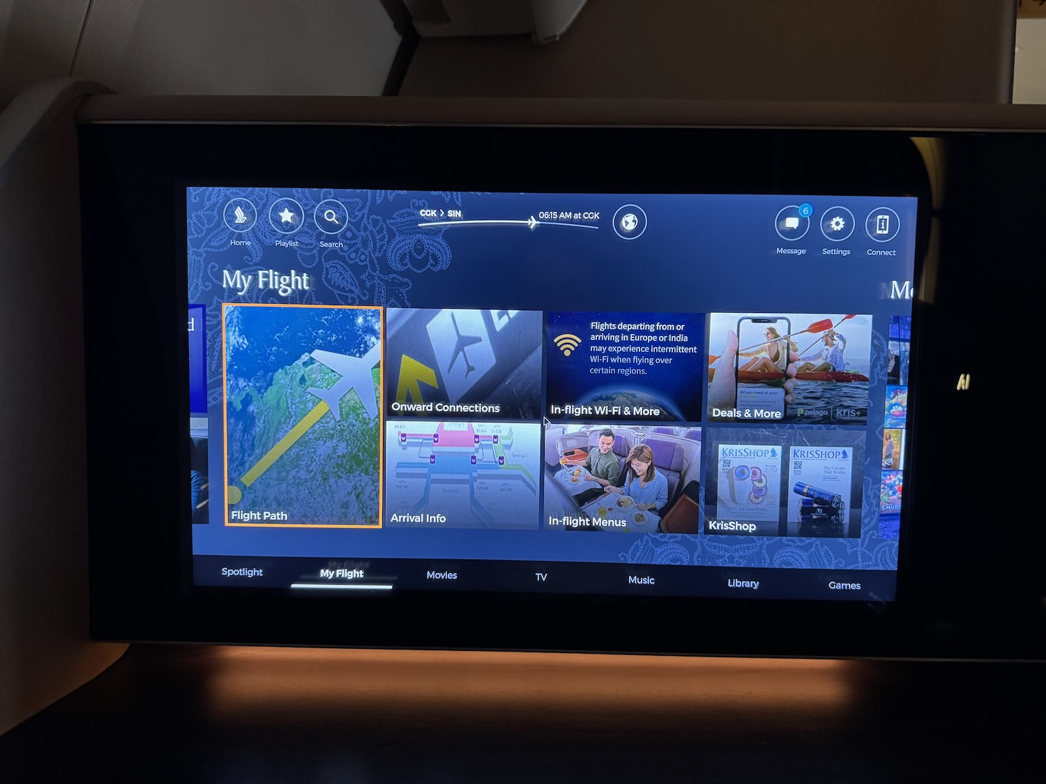 a screen shot of a device