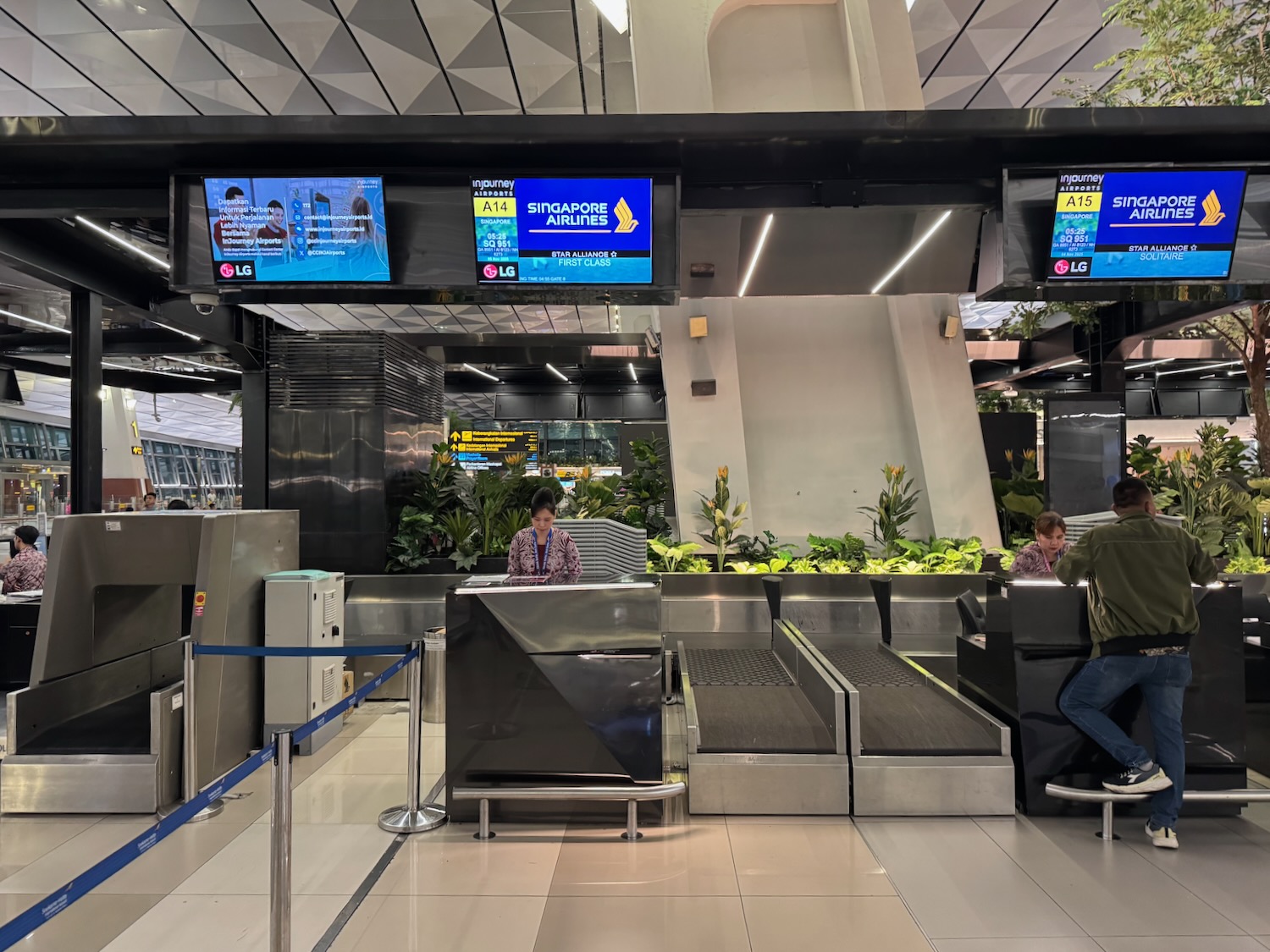 people at the airport