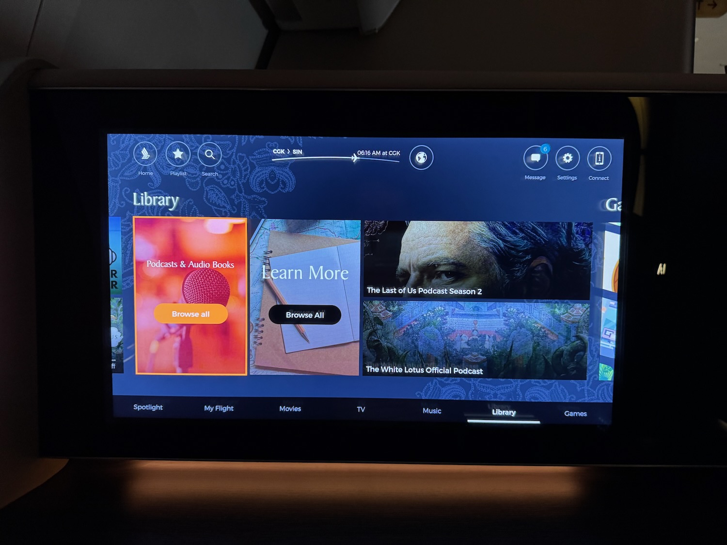 a screen shot of a device