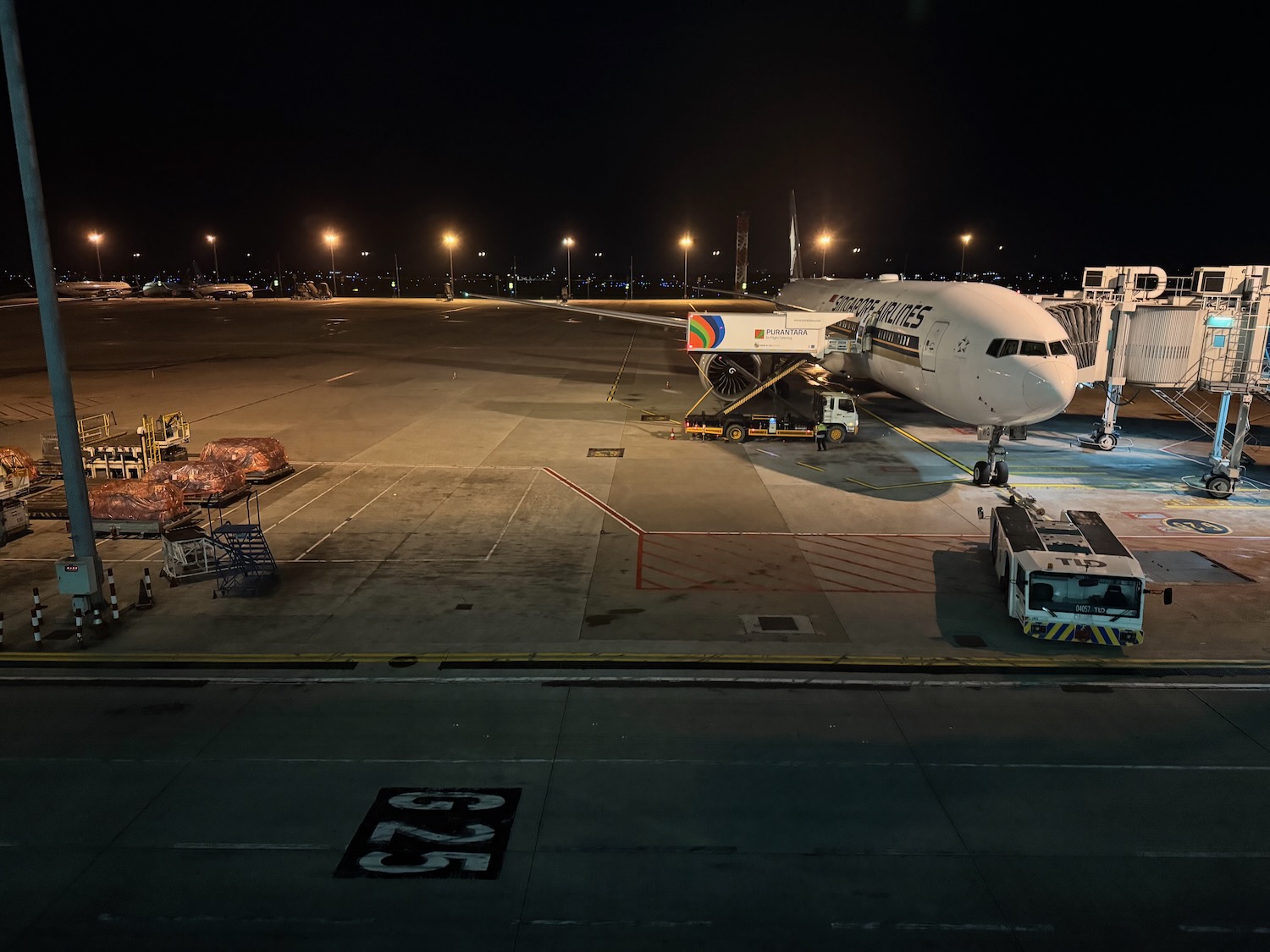 an airplane at an airport