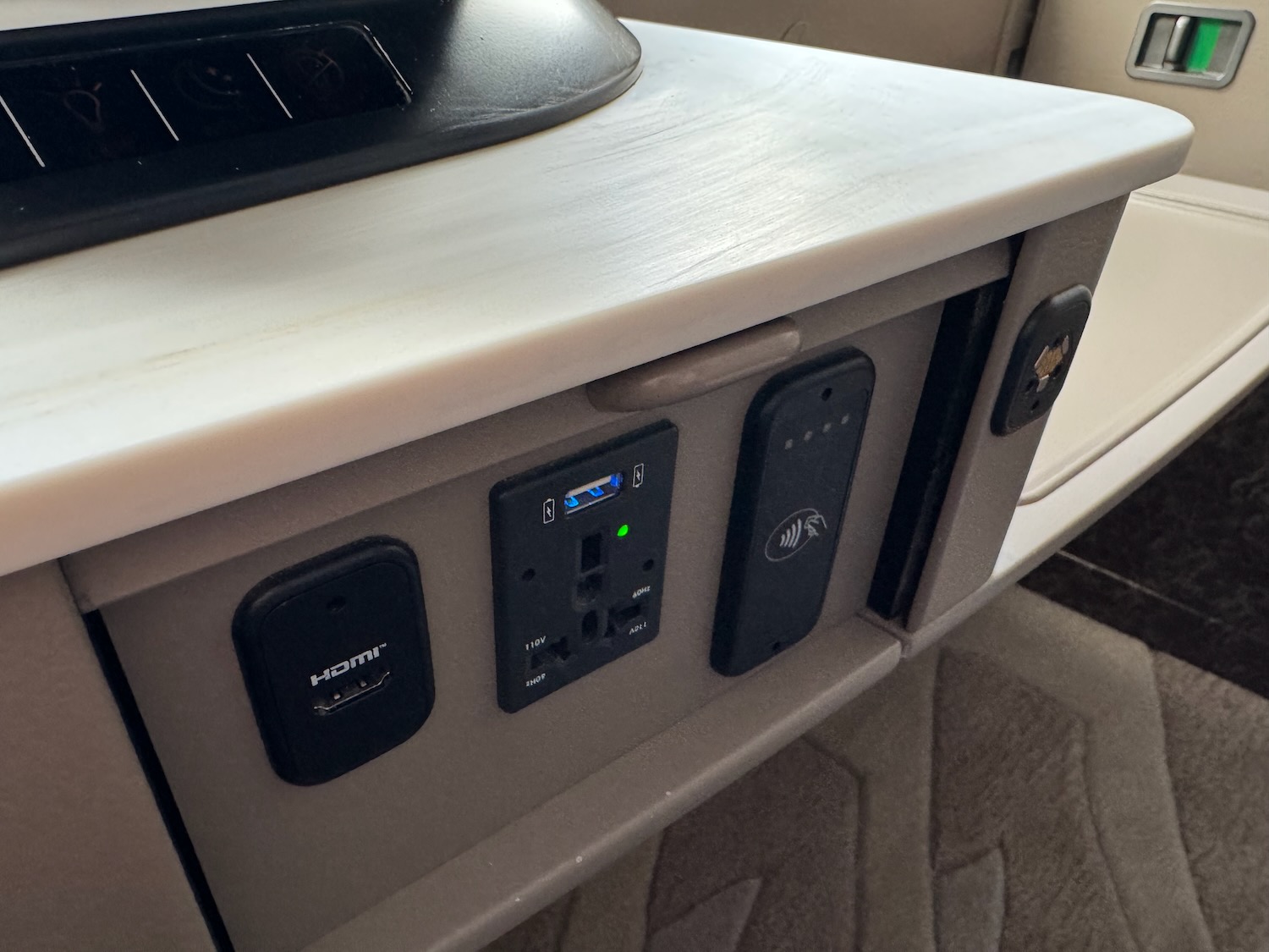 a close up of a device