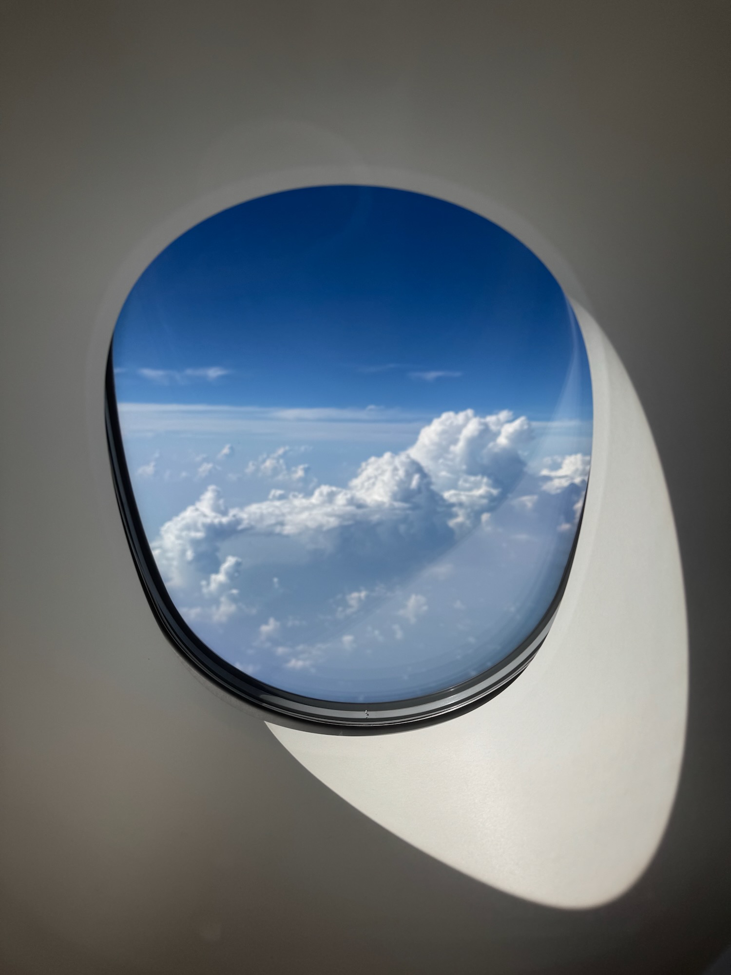 a window of an airplane