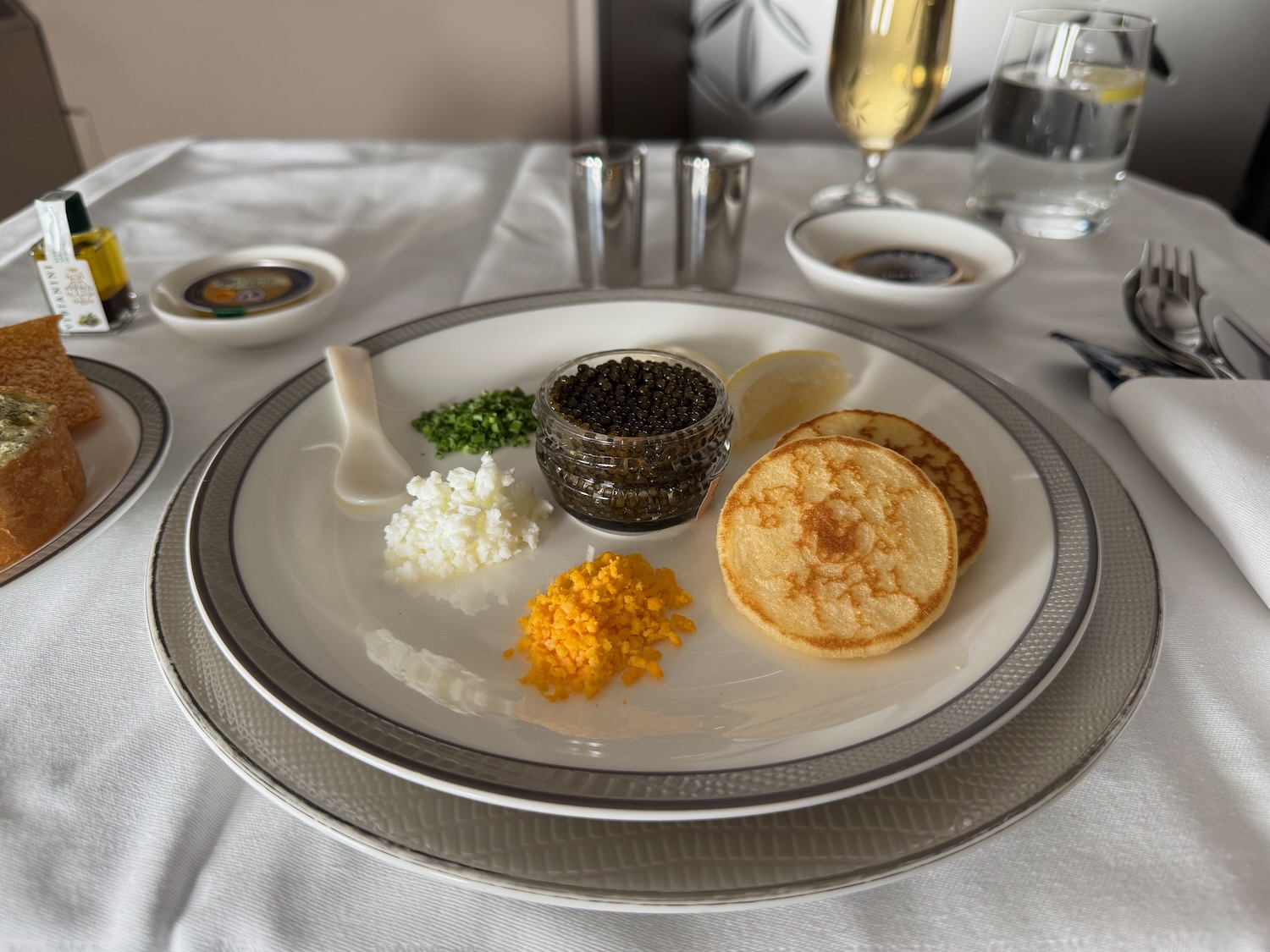 a plate of food on a table