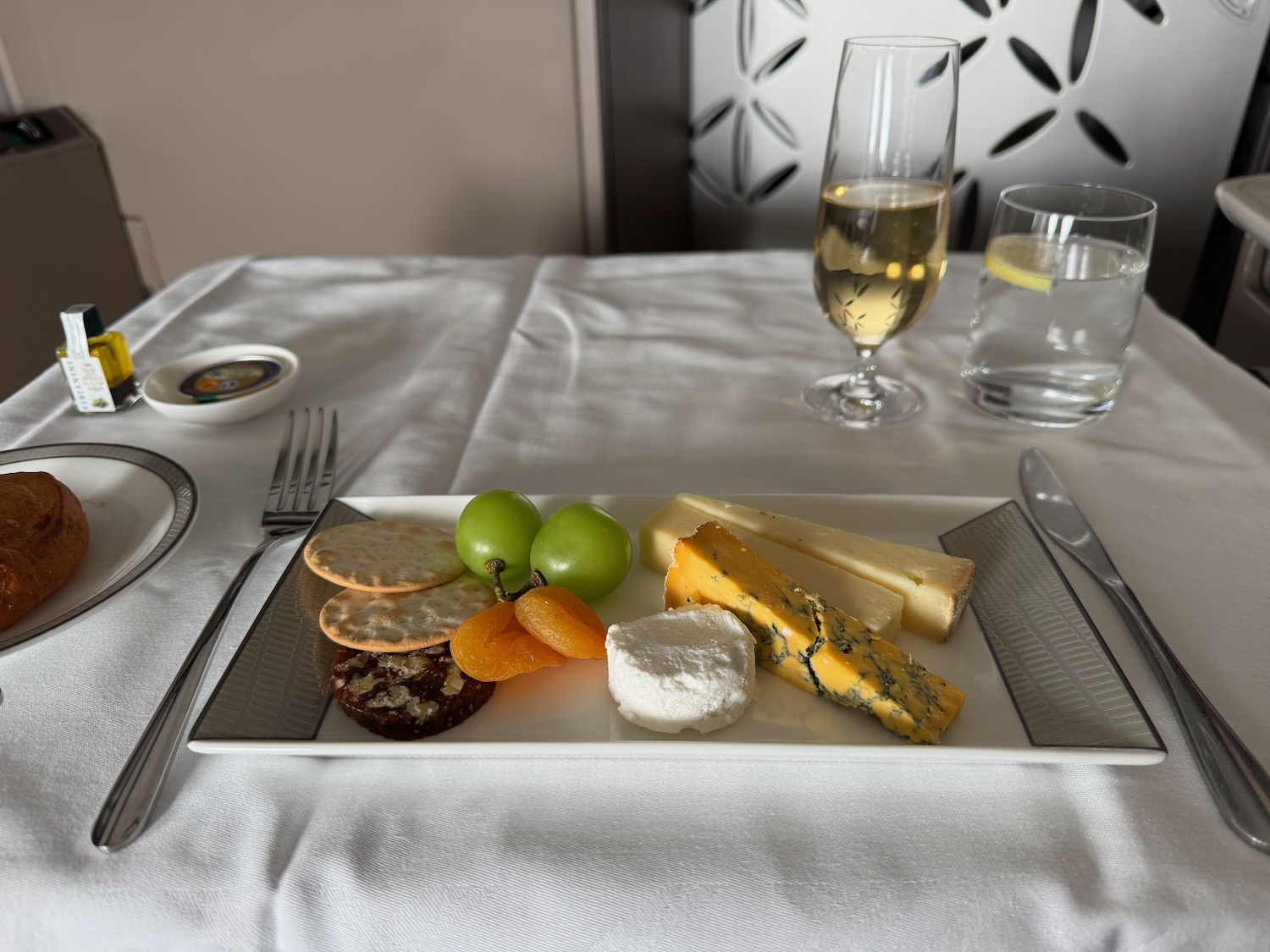 a plate of food on a table