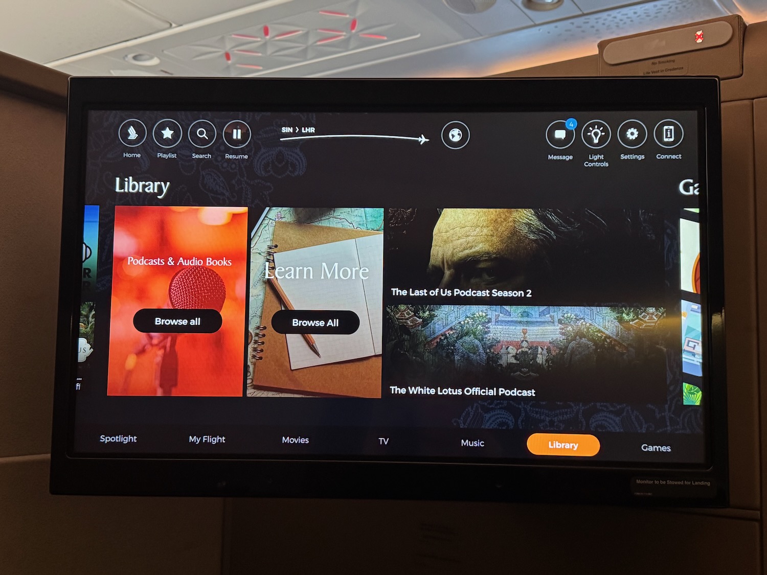 a screen with a music player on it