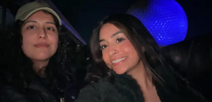 two women taking a selfie