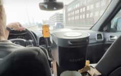 Uber driver coffee and breakfast tacos