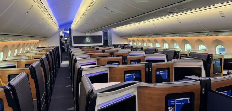 United premium 787 TCAS issue
