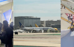 United 787-9 evacuation LAX