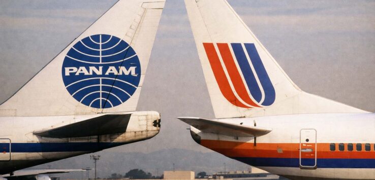 United Airlines Pan Am network comparison