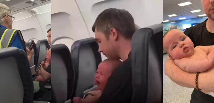 Allegiant crying baby flight removal