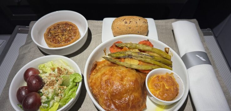 Beef Wellington American Airlines
