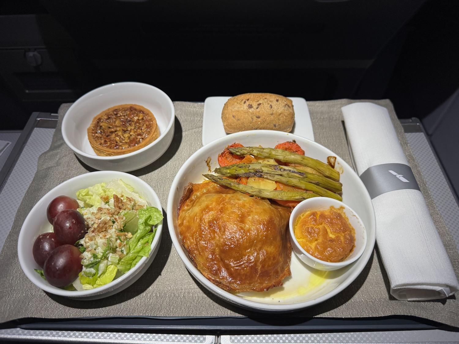 I Tried American Airlines’ Centennial Beef Wellington In First Class