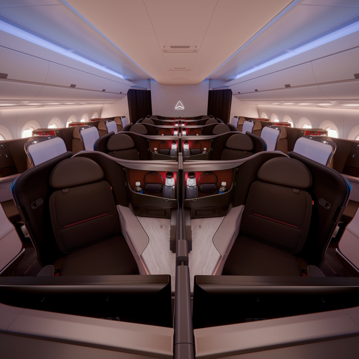 Delta A350-1000 business class suites