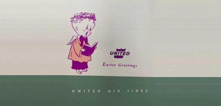 United 1966 Easter menu
