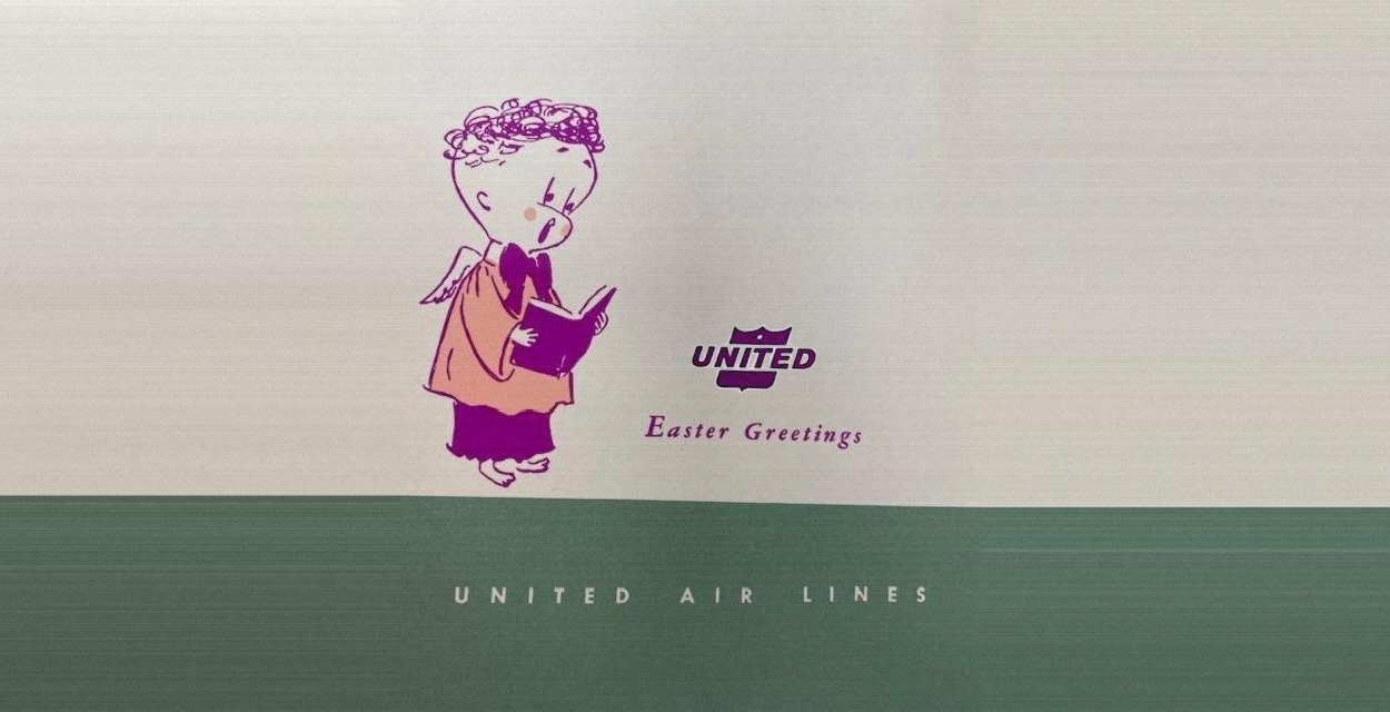 United Served Steak In Economy Class? A Look At A 1966 Easter Menu