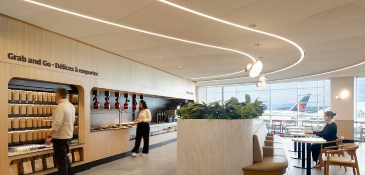 Air Canada Café lounge