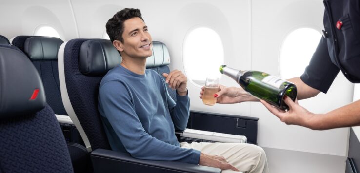 Air France premium economy meals