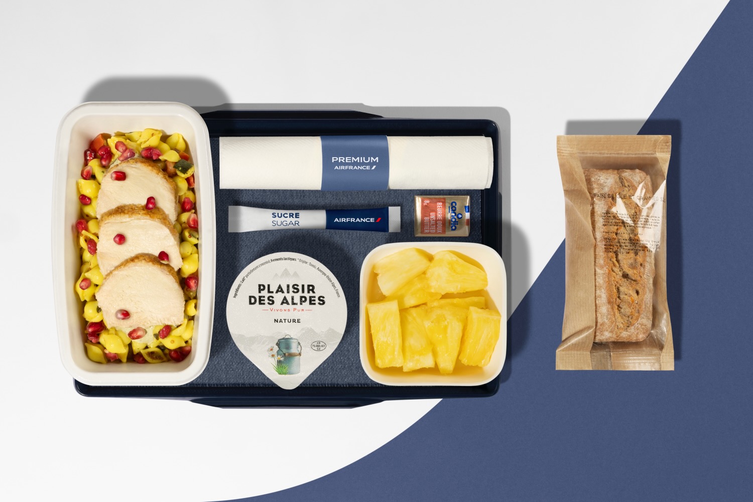 Air France premium economy meals