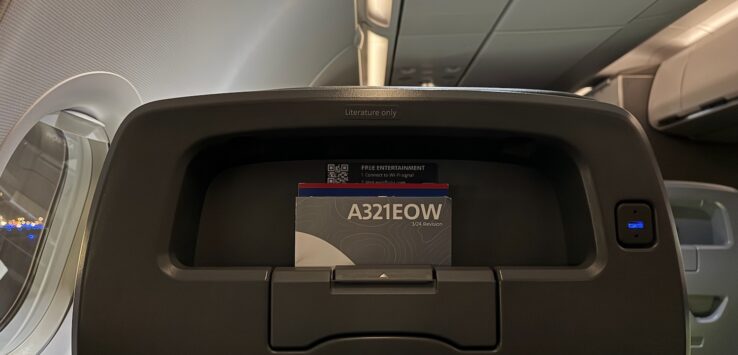 American Airlines first class seatmate