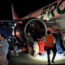 Frontier passenger leaving bags behind