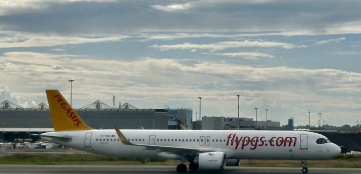 Mediterranean soft 2026 Pegasus Airbus A321 in Rome