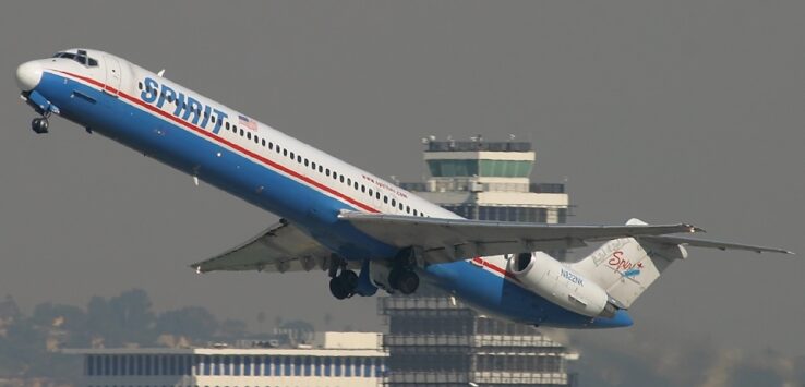 Spirit Airlines flight review MD-83
