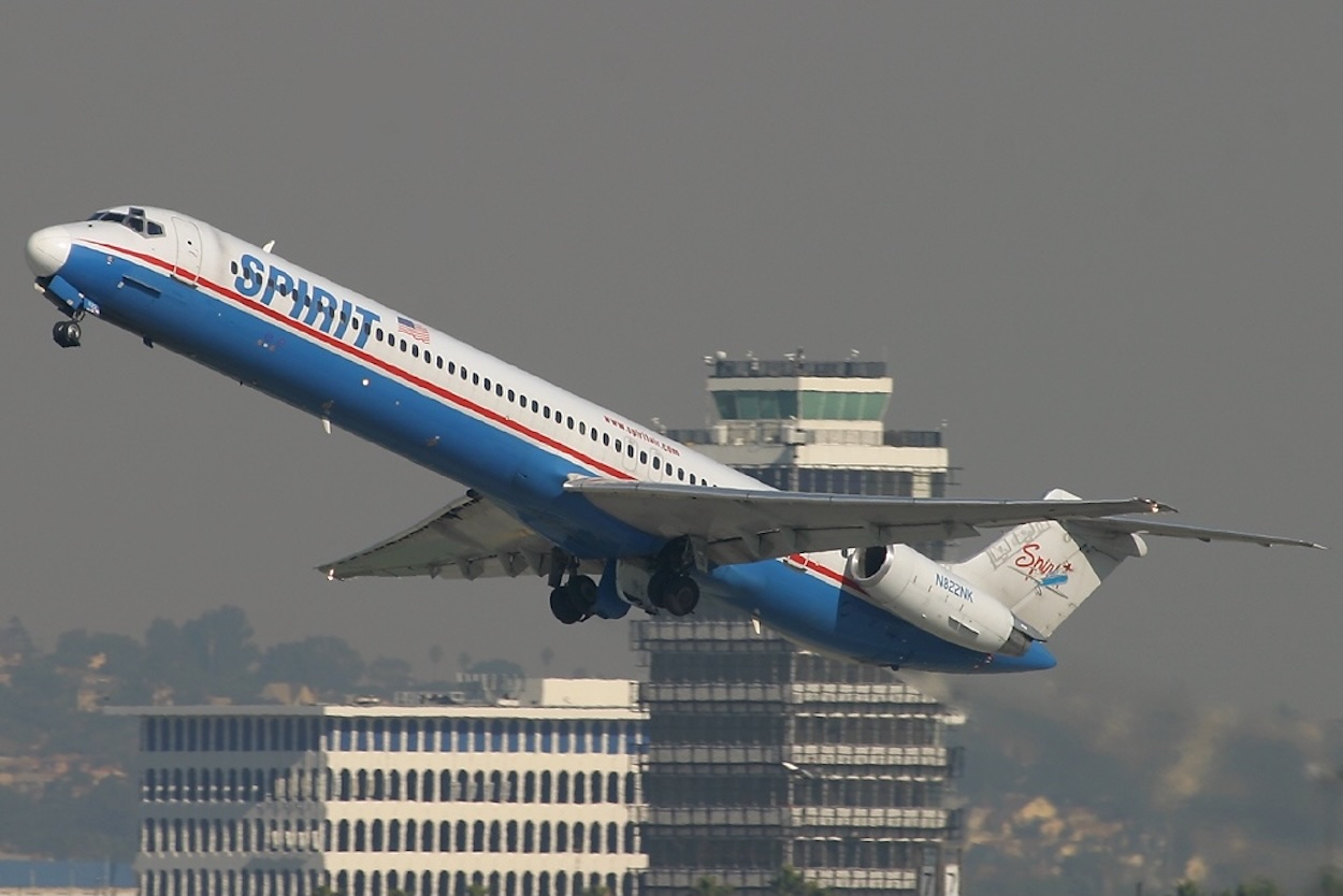 My First Spirit Airlines Flight: An MD-83 Redeye From Los Angeles To Detroit In 2004