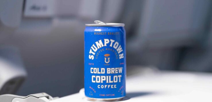 Alaska Airlines Stumptown cold brew