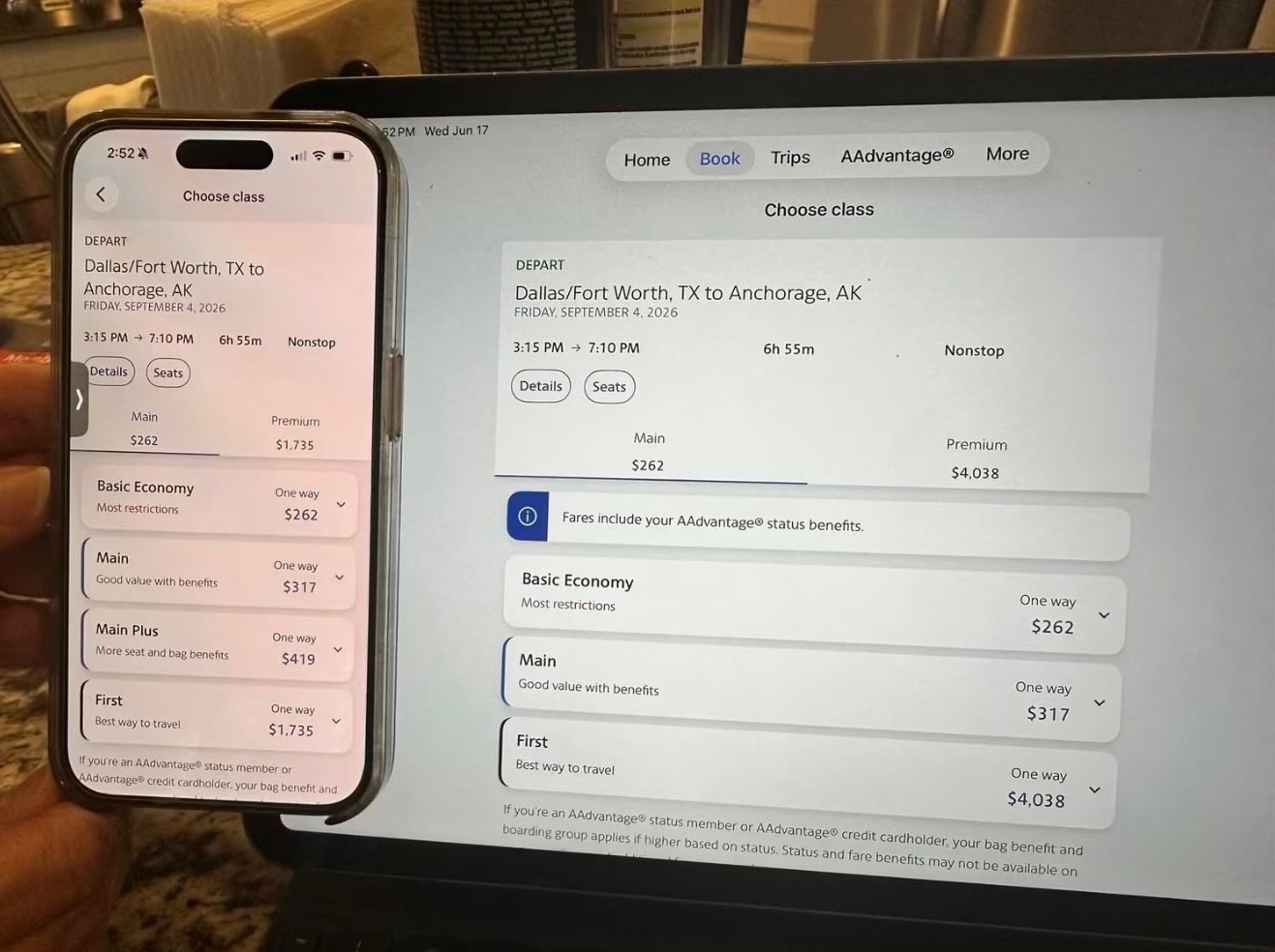 TravelWireDaily — Uh Oh: Is American Airlines Charging Elite Members More? Viral Screenshot Raises Surveillance Pricing Fears