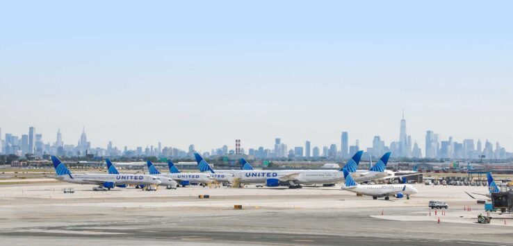 Newark Airport on-time performance