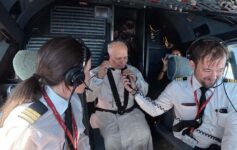 Pope Leo XIV Iberia cockpit visit