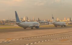 United Airlines drone Newark