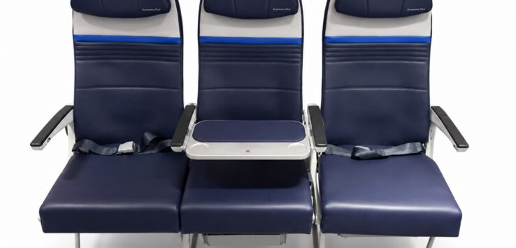 United Airlines blocked middle seats