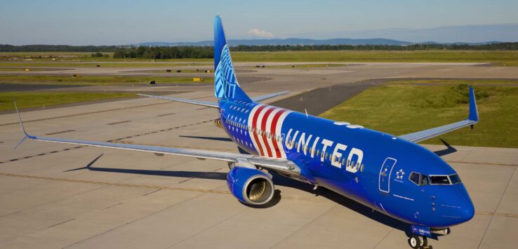 United Airlines Stars and Stripes livery