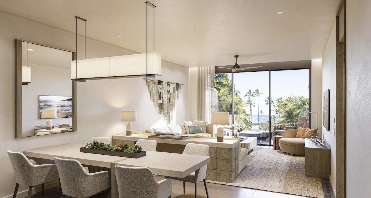 boutique hotels LE Miami Grand Hyatt Grand Cayman suite living room