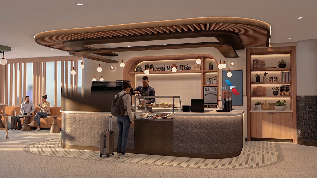 TravelWireDaily — American Airlines Opens JFK Grab-And-Go Lounge With Barista Coffee (Finally!)