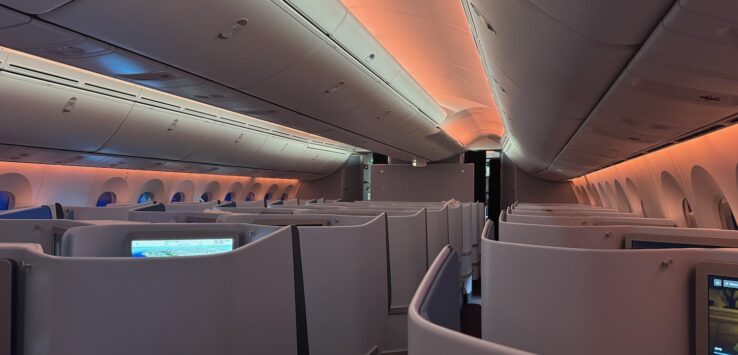 KLM 787-10 World Business Class