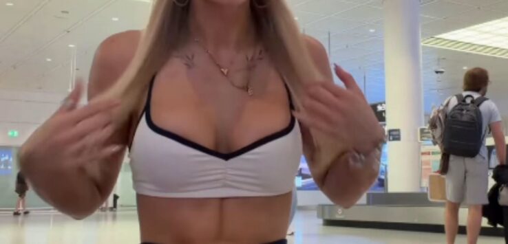Lufthansa gym outfit